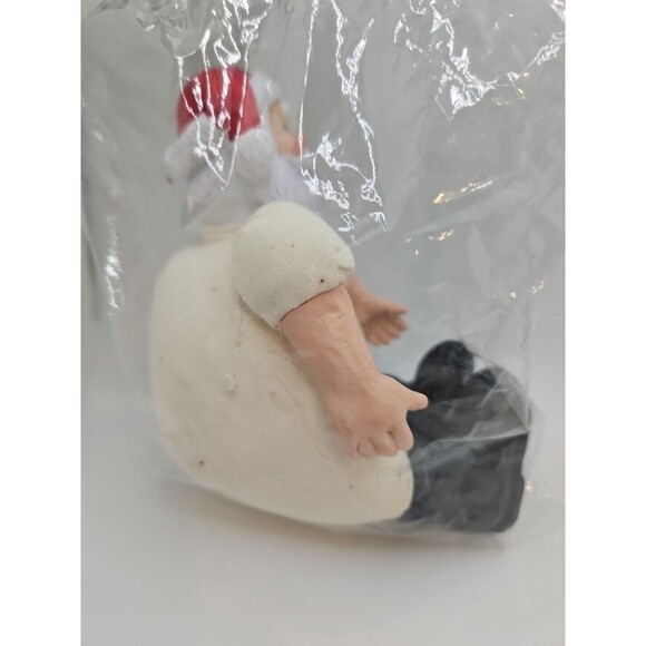 Santa Claus Mini Muslin Doll Pin Cushion VINTAGE Sewing Holidays Christmas NEW - Picture 3 of 10